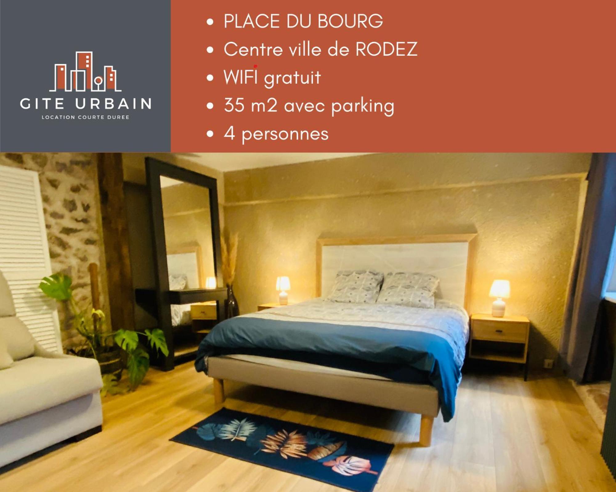 Le Place Du Bourg Appartement T2 Centre Historique Rodez Zewnętrze zdjęcie